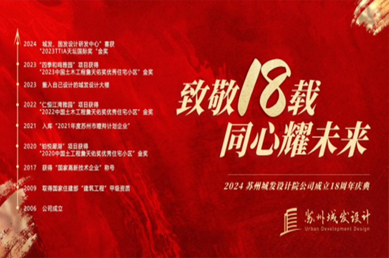 記憶丨蘇州城發設計喜迎十八周年慶！